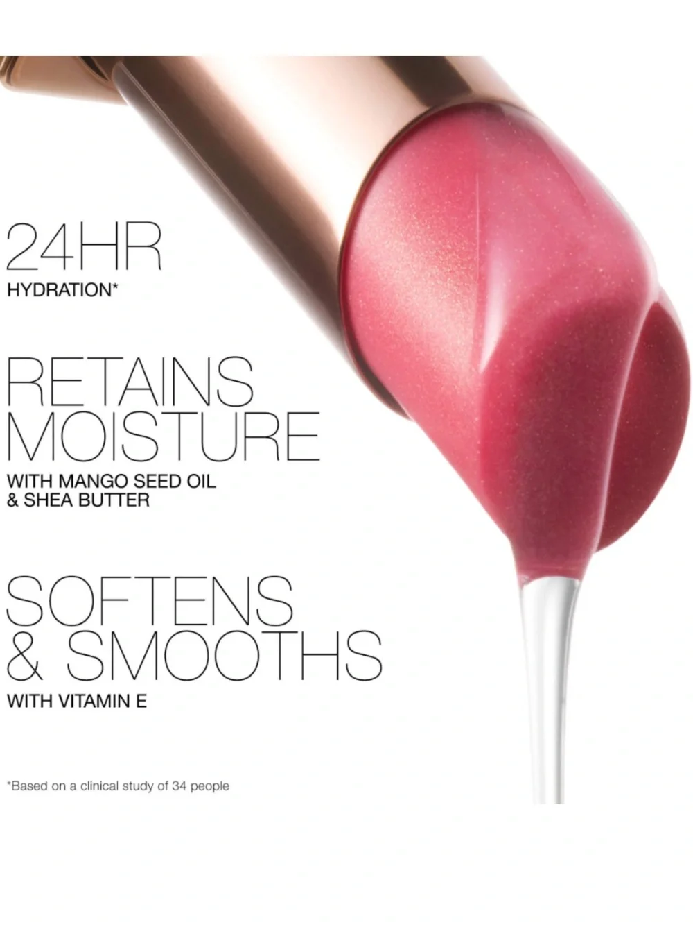 NIB NARS Orgasm AfterGlow Lip Balm 1.1g - Hydrating Pink